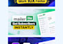 design high CTR tech, saas, and ai youtube thumbnails